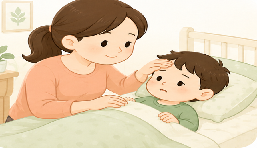 幼兒發燒怎麼辦？爸媽先看精神、呼吸和尿量